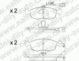 BRZDOV DESTIKY PEDN LANCIA DEDRA    1989-99 2.0i 16V /Kombi (made in Brazil) - kliknte pro vt nhled