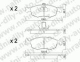 BRZDOV DESKY PEDN TRW  FIAT PUNTO  /188/                 1999-03 1.8i 16V - kliknte pro vt nhled