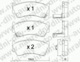 BRZDOV DESTIKY PEDN NISSAN ALMERA (N15)            1995-00 1.6i 16V (+Abs) - kliknte pro vt nhled