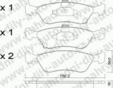 BRZDOV DESKY PEDN TRW  TOYOTA AVENSIS (T22)                1997-03 2.0 TD /Kombi - kliknte pro vt nhled