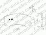 BRZDOV DESTIKY PEDN SUBARU IMPREZA (GD-GG)    2000- 1.6i 16V 4wd /Kombi - kliknte pro vt nhled