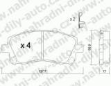 BRZDOV DESTIKY PEDN SUBARU FORESTER (SF)  1997-02 2.0i 16V Turbo 4wd - kliknte pro vt nhled