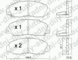 BRZDOV DESTIKY PEDN HONDA CR-V I (RD)  1996-02 2.0i 16V (RD3 - 108 KW 147 HP) - kliknte pro vt nhled