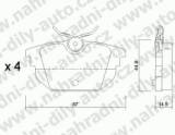 BRZDOV DESTIKY ZADN LANCIA DEDRA    1989-99 2.0i automatick pevodovka - kliknte pro vt nhled