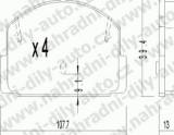 BRZDOV DESKY ZADN TRW MAZDA 626 Kombi (GW)  1997-03 2.0 TD (14 kolo) - kliknte pro vt nhled