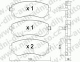 BRZDOV DESKY PEDN TRW  NISSAN ALMERA (N15)            1995-00 1.4i 16V (+Abs) - kliknte pro vt nhled