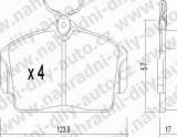 BRZDOV DESKY PEDN TRW  NISSAN PRIMERA (P11)           1996-99 2.0i 16V GT - kliknte pro vt nhled