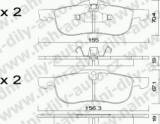 BRZDOV DESKY PEDN TRW  ROVER 75          1999- 2.5i V6 24V /Tourer - kliknte pro vt nhled