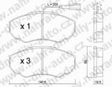 BRZDOV DESTIKY PEDN CITROEN JUMPER            2002-06 33 2.2 HDI - kliknte pro vt nhled