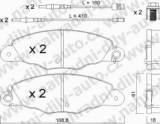 BRZDOV DESKY PEDN TRW  CITROEN XM                 1989-00 3.0i V6 24V (kd motoru ES9J4) - kliknte pro vt nhled