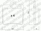 BRZDOV DESKY ZADN TRW MERCEDES CLK (209)                    2002- 200 CGI /Cabrio - kliknte pro vt nhled