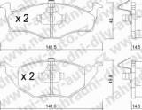 BRZDOVÉ DESKY PŘEDNÍ TRW  VOLKSWAGEN LUPO                1998- 1.2 TDI - klikněte pro větší náhled