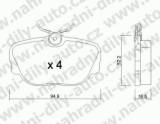 BRZDOV DESKY ZADN TRW LAND ROVER RANGE ROVER II     1994-02 4.6i V8 - kliknte pro vt nhled