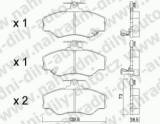 BRZDOV DESTIKY PEDN HYUNDAI H100 - H150 - H200  1993- 2.5 D-TD - kliknte pro vt nhled