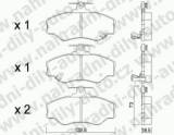 BRZDOV DESTIKY PEDN HYUNDAI H100 - H150 - H200  1993- 2.5 D-TD - kliknte pro vt nhled