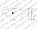 BRZDOV DESTIKY PEDN DAEWOO TICO           1995-00 0.8i - kliknte pro vt nhled