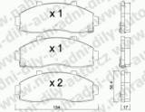 BRZDOV DESTIKY PEDN KIA PREGIO        1997- 2.7 D - kliknte pro vt nhled