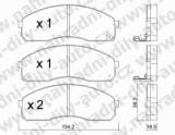 BRZDOV DESTIKY PEDN KIA CARNIVAL Van  2001- 2.9 TD - kliknte pro vt nhled