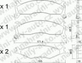 BRZDOV DESTIKY PEDN KIA SPORTAGE  1994-04 2.0i 16V - kliknte pro vt nhled