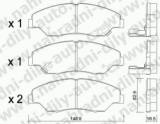 BRZDOV DESKY PEDN TRW  KIA SPORTAGE  1994-04 2.0 TD - kliknte pro vt nhled