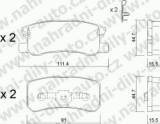 BRZDOV DESTIKY ZADN MITSUBISHI PAJERO III (V60)      2000- 3.5i GDI V6 24V - kliknte pro vt nhled