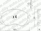 BRZDOV DESTIKY PEDN MITSUBISHI L200 (K6)        1996- 2.5 D-TD /4wd - kliknte pro vt nhled