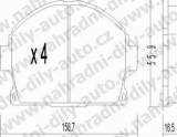 BRZDOV DESTIKY PEDN NISSAN X-TRAIL (T30)       2001- 2.2 dCi - kliknte pro vt nhled