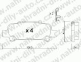 BRZDOV DESKY ZADN TRW SUBARU FORESTER (SG)  2002- 2.0i 16V Turbo 4wd - kliknte pro vt nhled