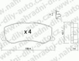 BRZDOV DESTIKY PEDN SUZUKI SWIFT I (SA-AA)      1983-89 1.0 - kliknte pro vt nhled