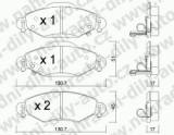 BRZDOV DESTIKY PEDN TOYOTA YARIS                        1998-06 1.4 D-4D (made in France) - kliknte pro vt nhled