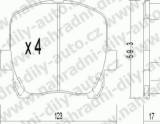 BRZDOV DESTIKY PEDN TOYOTA AVENSIS VERSO                2001- 2.0 D-4D - kliknte pro vt nhled