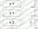 BRZDOV DESKY ZADN TRW TOYOTA PREVIA (ACR3)                2000- 2.4i 16V - kliknte pro vt nhled
