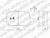 BRZDOV DESTIKY PEDN TOYOTA CAMRY (V20)                  1996-01 3.0i V6 /Kombi - kliknte pro vt nhled