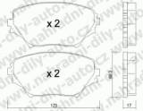 BRZDOV DESKY PEDN TRW  TOYOTA RAV4 II (XA2)        2000- 2.0 D-4D - kliknte pro vt nhled