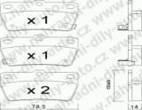BRZDOV DESTIKY ZADN TOYOTA RAV4 II (XA2)        2000- 2.0 D-4D - kliknte pro vt nhled