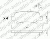 BRZDOV DESKY ZADN TRW TOYOTA COROLLA (E12)                2002- 1.4 D-4D - kliknte pro vt nhled