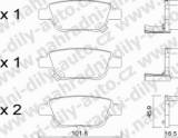 BRZDOV DESTIKY ZADN TOYOTA COROLLA VERSO (ZNR11)        2004- 2.2 D-4D (150 HP - 177 HP) - kliknte pro vt nhled