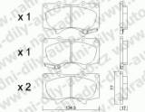 BRZDOV DESTIKY PEDN TOYOTA LAND CRUISER (J12)   2002- 4.0i V6 24V - kliknte pro vt nhled