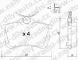 BRZDOV DESKY ZADN TRW HONDA ACCORD VIII             2003- 2.4i 16V V-TEC - kliknte pro vt nhled