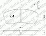 BRZDOV DESKY PEDN TRW  MITSUBISHI SPACE RUNNER (N50)            1999- 2.4i 16V GDI - kliknte pro vt nhled