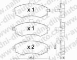 BRZDOV DESTIKY PEDN HYUNDAI ELANTRA (XD)       2000- 2.0i 16V /Kombi (+Abs) - kliknte pro vt nhled