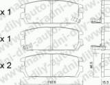 BRZDOV DESKY ZADN TRW HYUNDAI TERRACAN (HP)   2001- 2.9 CRDi - kliknte pro vt nhled