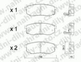 BRZDOV DESKY ZADN TRW KIA JOICE         2000- 2.0i 16V - kliknte pro vt nhled