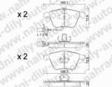 BRZDOV DESKY PEDN TRW  AUDI A4 Quattro (8E-8H)         2004- 3.0 V6 24V TDI /Avant /Cabrio - kliknte pro vt nhled