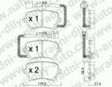 BRZDOV DESKY ZADN TRW VOLKSWAGEN PHATEON (3D)        2002- 6.0i W12 4motion - kliknte pro vt nhled