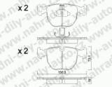 BRZDOV DESTIKY PEDN BMW X5 (E53)  2000- 3.0d - kliknte pro vt nhled