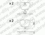 BRZDOV DESTIKY ZADN BMW Serie 3 (E46)          1998-05 M3 3.2i V6 CSL - kliknte pro vt nhled