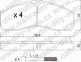 BRZDOV DESTIKY PEDN MERCEDES SPRINTER 600 (6,0 Ton)      2002- 616 2.7 CDI - kliknte pro vt nhled