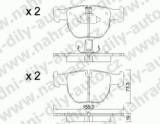 BRZDOVÉ DESTIČKY PŘEDNÍ LAND ROVER RANGE ROVER III    2002- 4.4i V8 32V - klikněte pro větší náhled