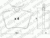 BRZDOV DESTIKY ZADN PEUGEOT 407      2004- 1.6 16V HDI /Kombi - kliknte pro vt nhled